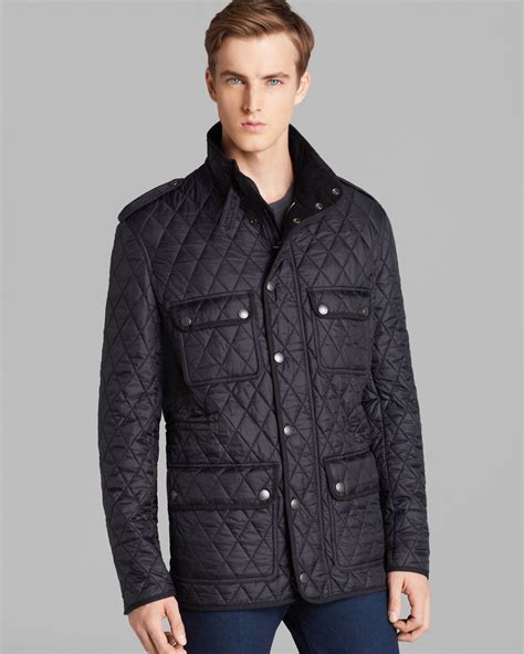 burberry black diamond jacket|Burberry brit anorak jacket.